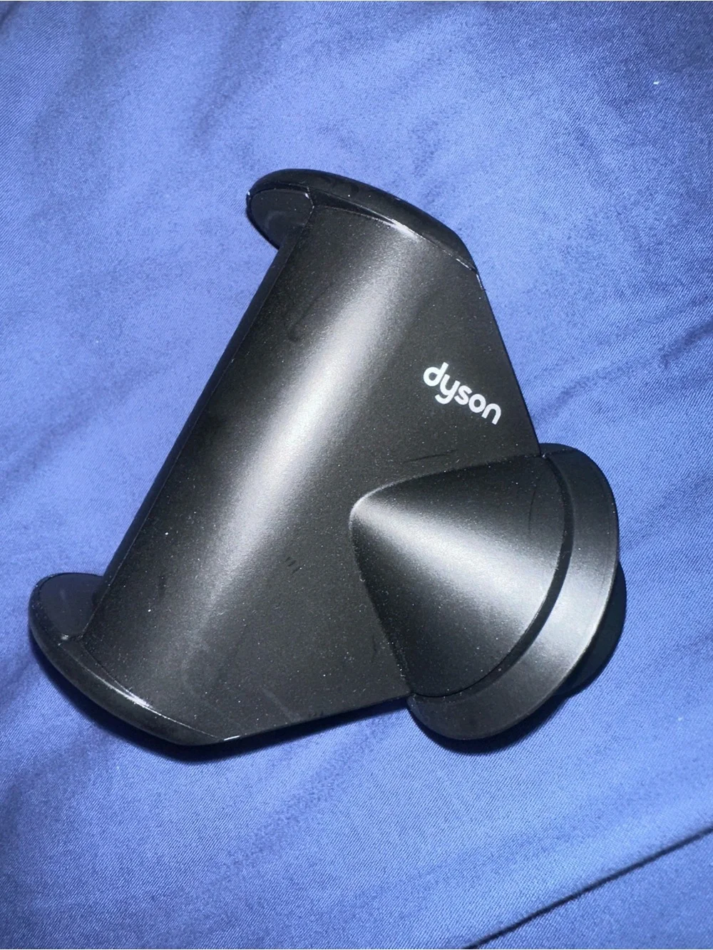 Dyson hair dryer and magnetic attachments - purple and black